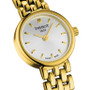 Women's Swiss T-Lady Lovely Gold-Tone PVD Stainless Steel Bracelet Watch 19.5mm