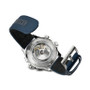 Men's Swiss Automatic Chronograph Khaki Aviation X-Wind Blue Textile Strap Watch 45mm