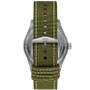 Men's Defender Solar Green Nylon Strap Watch, 46mm