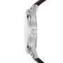 Men's Multifunction Brown Leather Strap Watch, 42mm