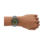 Men's Split Chronograph Gunmetal Stainless Steel Watch 43mm