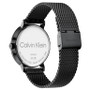 Black Stainless Steel Mesh Bracelet Watch 42mm