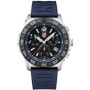 Men's Swiss Chronograph Pacific Diver Blue Rubber Strap Watch 44mm