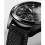 Men's Swiss Automatic Khaki Field Black Rubber Strap Watch 42mm H70695735