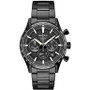 Men's Chronograph Essentials Black Ion Finish Stainless Steel Bracelet Watch 43mm