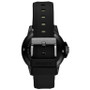 Men's Minimal Sport Automatic Black Silicone Strap Watch 45mm