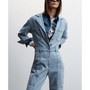 Women's Cotton Denim Jumpsuit