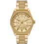 Men's Scraper Quartz Gold-Tone Stainless Steel Watch 43mm