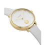 Women's Two-Hand Quartz La Villette White Leather Strap 36mm
