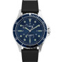 Men's Navi Black Silicone Strap Watch 41mm