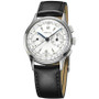 Men's Swiss Automatic Chronograph DS Black Leather Strap Watch 42mm
