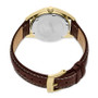 Women's Essentials Brown Leather Strap Watch 30mm