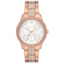 Women's Tibby Multifunction Rose Gold-Tone Stainless Steel Bracelet Strap Watch 40mm