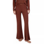 Women's Ribbed Flare-Leg Sleep Pants