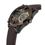 Men's Ferndale Collection Brown Genuine Leather Strap Watch 51mm