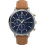 Men's Chicago Tan Leather Strap Watch 45mm