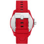 Men's Baby Chief Three-Hand Solar-Powered Red 100% Recycled Polyethylene Terephthalate Watch 43mm