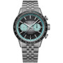 Men's Swiss Automatic Chronograph Freelancer Bi-Compax Titanium Bracelet Watch 44mm