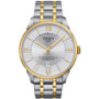 Men's Swiss Automatic Chemin Des Tourelles PVD Two-Tone Stainless Steel Bracelet Watch 42mm