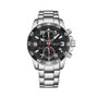 Men's Silver Tone Stainless Steel Bracelet Watch 40mm