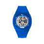 Unisex Puma 4 LCD, Blue-Tone Plastic Watch, P6013
