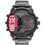 Men's Chronograph Mr. Daddy 2.0 Black-Tone Stainless Steel Bracelet Watch 57mm