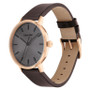 Brown Leather Strap Watch 42mm