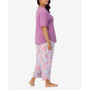 Plus Size Short Sleeve 2 Piece Pajama Set