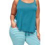 Clair Women's Plus-Size Pajama Tank & Jogger Pajama Set