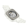 Unisex Swiss Automatic True Square Skeleton White High-Tech Ceramic Bracelet Watch 38mm
