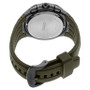 Men's Solar Chronograph Coutura Green Silicone Bracelet Watch 45.5mm