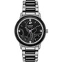 Ursula Diamond-Accent Stainless Steel & Black Ceramic Bracelet Watch 36mm