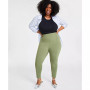 Plus Size Ponté Skinny Leggings, Regular and Short Lengths, Created for Macy's