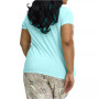 Plus Size Short Sleeve V-Neck Pajama Tee