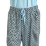 Plus Size 3/4 Sleeve Top & Boot-Cut Pajama Pants Set
