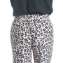 Plus Size 3/4 Sleeve Top & Boot-Cut Pajama Pants Set