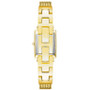 Women's Three Hand Quartz Gold-tone Stainless Steel Band Watch, 21.5mm