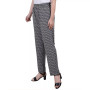 Petite Printed Slim Pull On Pants