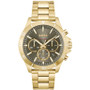 Men's Troper Quartz Fashion Chronograph Ionic Plated Gold-Tone Steel Watch 45mm