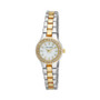 Gold Mini Link Crystal Bezel Bracelet Watch