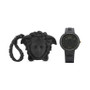 Women's Swiss Medusa Pop Black Silicone Strap Watch 39mm