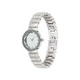 Ladies Genuine Diamond Collection Shiny Silver Watch, 28mm