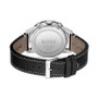 Allure Men's Chronograph Black Leather Strap Watch 44mm