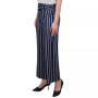 Petite Cropped Pull On Pants with Sash