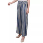 Petite Cropped Pull On Pants with Sash