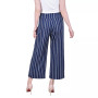Petite Cropped Pull On Pants with Sash