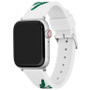 Crocodile Print White Silicone Strap for Apple Watch® 42mm/44mm