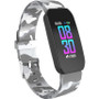 Unisex Gray Camo Silicone Strap Active Smartwatch 44mm