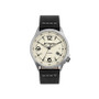 Unisex Canyon Ridge Black Leather Strap Watch, 42mm