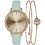 Women's Mint Strap Watch 38mm Gift Set, Created for Macy's